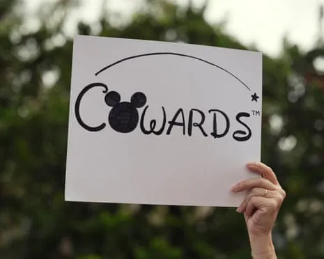 Hundreds Demonstrate Near Disney Corporate Offices Concerning ‘Un-American’ Jimmy Kimmel Show Removal
